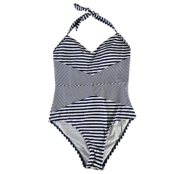 Sia

australiaSwim Black and White Striped One Piece Swimsuit - Picture 1 of 7